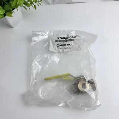 Veeder-Root 576008-649 Apollo 3-Way Brass Ball Valve – Made in USA - Thumbnail 6